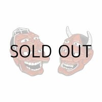 SECONDKNOCK PINS SET"TENGU&HANNYA"