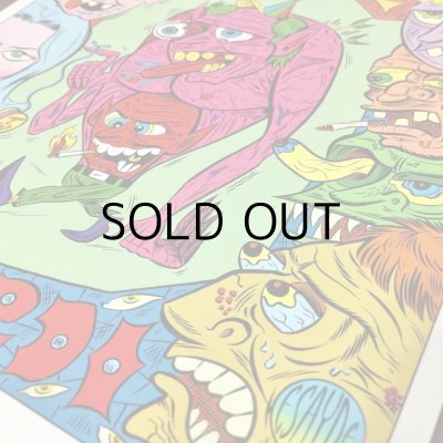 画像4: ESAYDE MINI POSTER & STICKER & POST CARD SET "TOTAL WEIRDO"