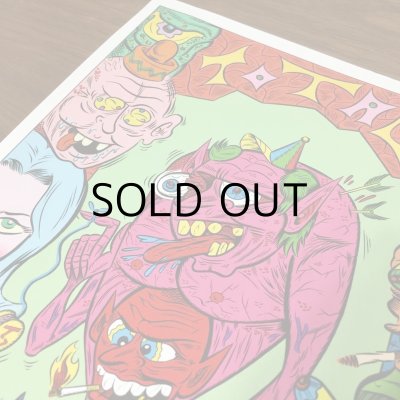 画像7: ESAYDE MINI POSTER & STICKER & POST CARD SET "TOTAL WEIRDO"