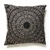 画像1: SANROKU CUSHION "SANROKU MANDALA"(black) (1)