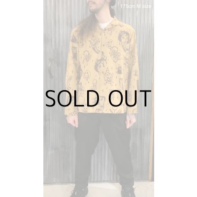 画像3: ILLSYNAPSE L/S PATTERN SHIRT(Brown)