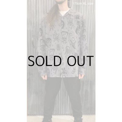 画像5: ILLSYNAPSE L/S PATTERN SHIRT(Brown)