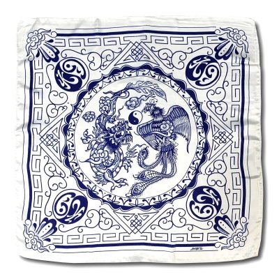 画像2: LAiNNY BANDANA SCARF "YING-YANG"