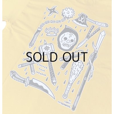 画像13: GxBxT&ILLSYNAPSE T-SHIRT "WEAPONS"