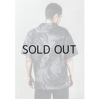 画像9: HIRO "BLACK FLAME" PATTERN SHIRT