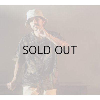 画像11: HIRO "BLACK FLAME" PATTERN SHIRT