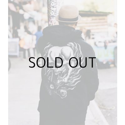 画像11: GxBxT&HORIZAKURA PREMIUM HEAVY WEIGHT HOODIE "SKULL&EYE BALL"