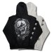 画像1: GxBxT&HORIZAKURA PREMIUM HEAVY WEIGHT HOODIE "SKULL&EYE BALL" (1)