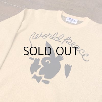 画像8: KG&WKRS KNIT SWEATER "WORLD PEACE" Designed by SCUMBOY
