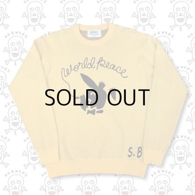 画像3: KG&WKRS KNIT SWEATER "WORLD PEACE" Designed by SCUMBOY