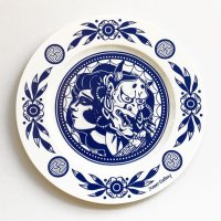 HIRO CERAMIC PLATE "LADY HEAD"  