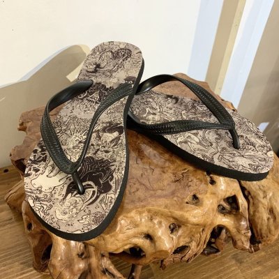 画像2: DM710×GANJI "YOUKAI MOYOU" SANDAL