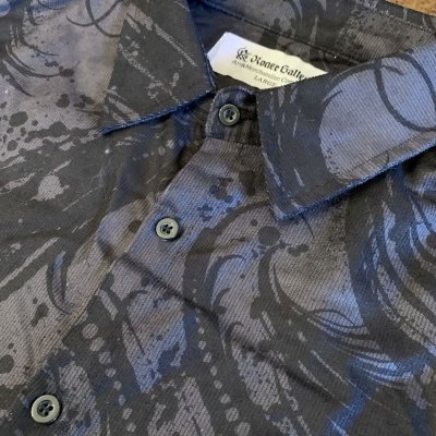 画像3: HIRO "BLACK FLAME" CORDUROY SHIRT