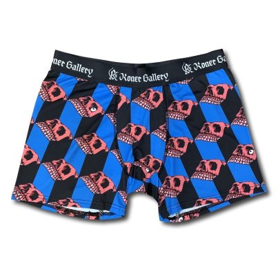 画像1: SECONDKNOCK "SKULL CUBE" BOXER BRIEF