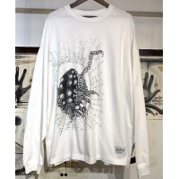 NEED ORIGINAL× HORITATSU "SPIDER"  L/S T-SHIRT(White)