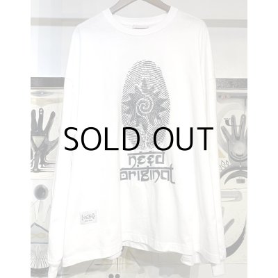 画像1: NEED ORIGINAL× TOMAS TOMAS L/S T-SHIRT(White)