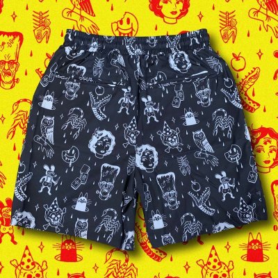 画像2: ILLSYNAPSE PATTERN SHORTS