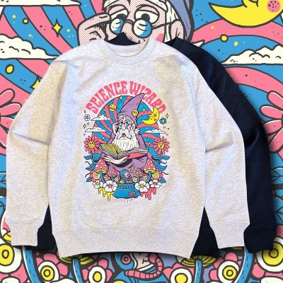 画像1: TM PAINT "SCIENCE WIZARD" SWEAT SHIRT