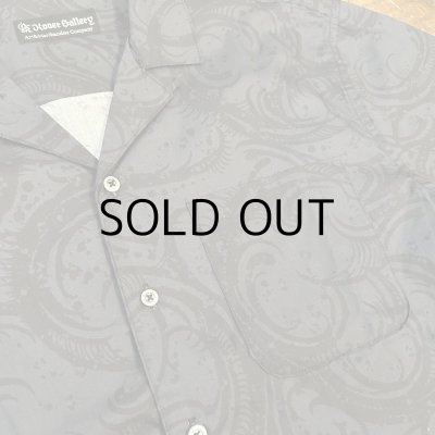 画像3: HIRO "BLACK FLAME CAMO" PATTERN SHIRT