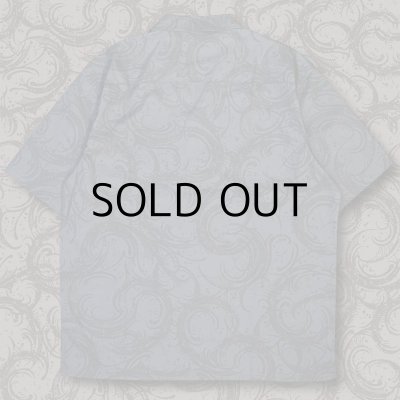 画像2: HIRO "BLACK FLAME CAMO" PATTERN SHIRT