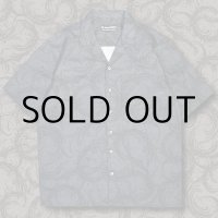 HIRO "BLACK FLAME CAMO" PATTERN SHIRT