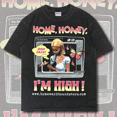 画像1: HOMEWARD BOUND "HOME,HONEY,I'M HIGH!" T-SHIRT
