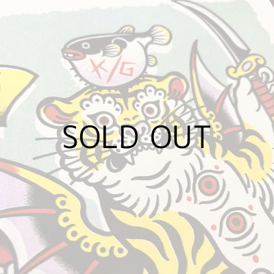 画像3: ILLSYNAPSE "K/G TIGER ACTION" RISO PRINTS