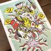 画像2: ILLSYNAPSE "K/G TIGER ACTION" RISO PRINTS (2)