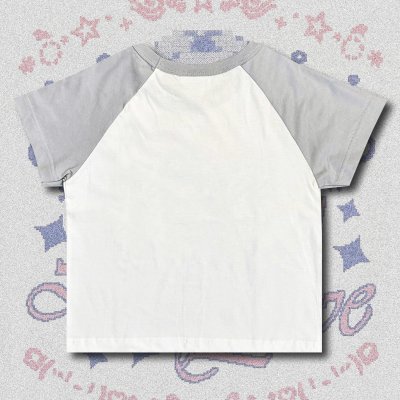 画像2: HOMEWARD BOUND "DIGITAL LOVE" RAGLAN BABY T-SHIRT