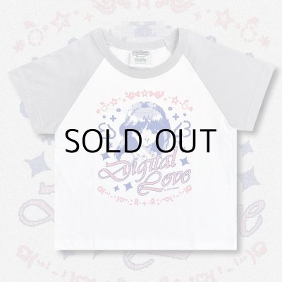 画像1: HOMEWARD BOUND "DIGITAL LOVE" RAGLAN BABY T-SHIRT