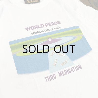 画像3: YELLOW FEVER  T-SHIRT "WORLD PEACE THRU MEDICATION"