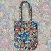 画像1: NAPOYAN "Psychedelic Flower" ZIP TOTE BAG (1)