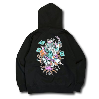 画像3: ILLSYNAPSE "K/G TIGER ACTION" SWEAT HOODIE
