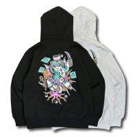 ILLSYNAPSE "K/G TIGER ACTION" SWEAT HOODIE