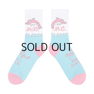 画像1: STAYGOLD×POLFISH "Dolphine" socks