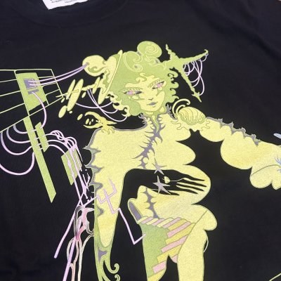 画像3: "PARALLEL DISCO" T-SHIRT artwork by PEZZEEP