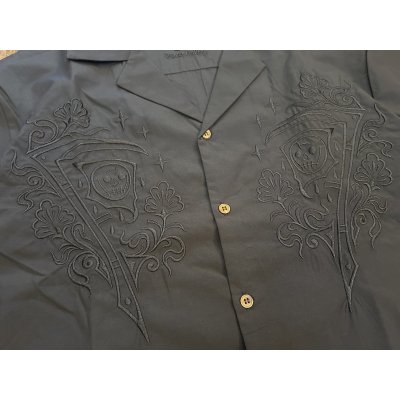 画像9: ILLSYNAPSE "Karma Floral" EMBROIDERY POCKET SHIRT