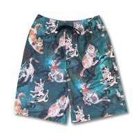 大柴裕豪 "百猫" PATTERN MESH SHORTS