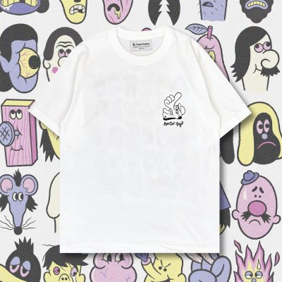 画像2: BERTO FOJO "MANY FACES" T-SHIRT