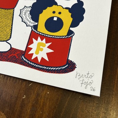 画像2: BERTO FOJO "うるさい！馬鹿！" SCREEN PRINTS