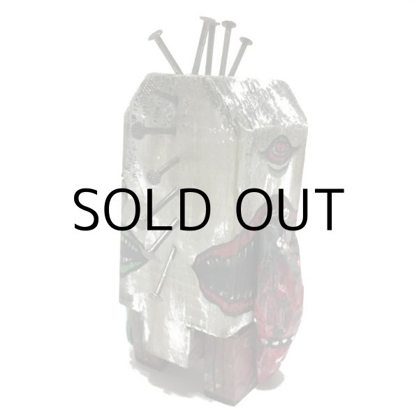 画像2: DEKUTRAP ”MOHICAN-JYU(GRAY&RED)” (2)