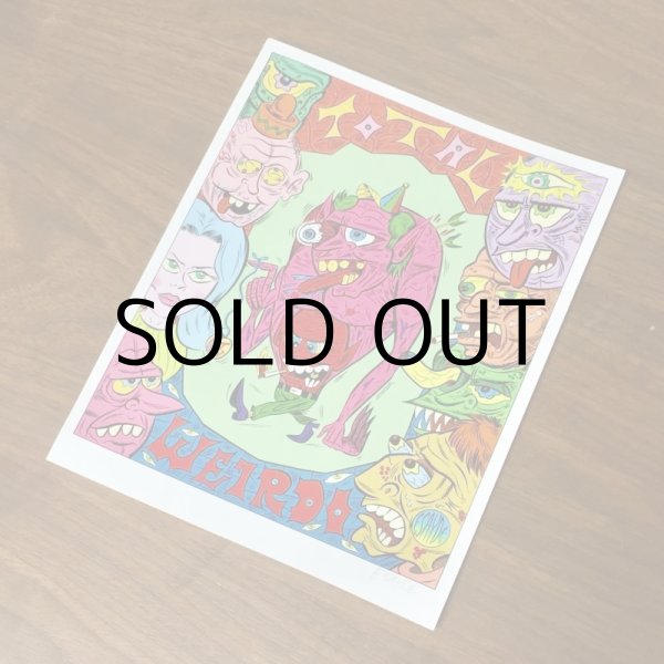 画像6: ESAYDE MINI POSTER & STICKER & POST CARD SET "TOTAL WEIRDO" (6)