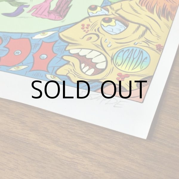 画像8: ESAYDE MINI POSTER & STICKER & POST CARD SET "TOTAL WEIRDO" (8)