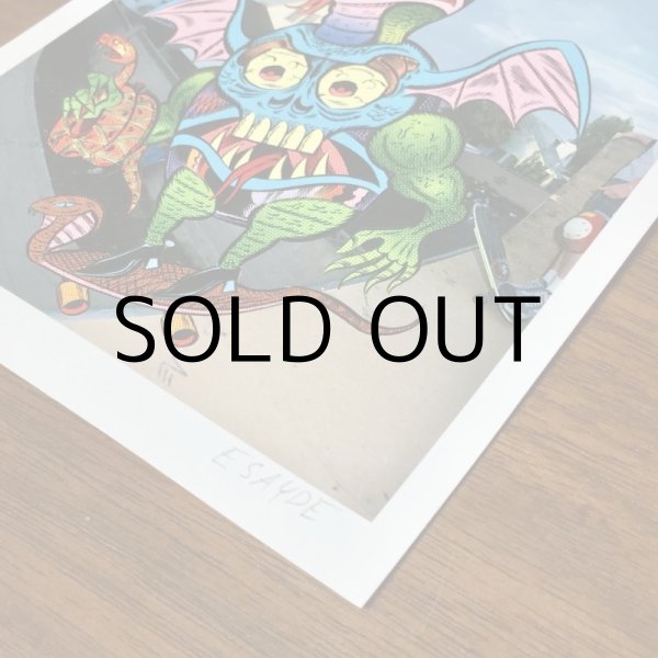 画像6: ESAYDE MINI POSTER & STICKER & POST CARD SET "SNAKE BOARDER" (6)