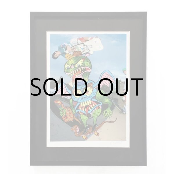 画像2: ESAYDE MINI POSTER & STICKER & POST CARD SET "SNAKE BOARDER" (2)