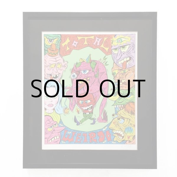 画像2: ESAYDE MINI POSTER & STICKER & POST CARD SET "TOTAL WEIRDO" (2)