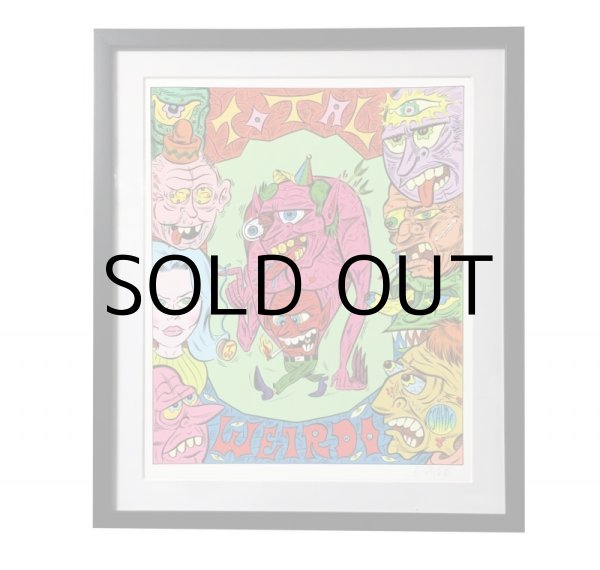 画像3: ESAYDE MINI POSTER & STICKER & POST CARD SET "TOTAL WEIRDO" (3)