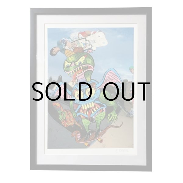 画像3: ESAYDE MINI POSTER & STICKER & POST CARD SET "SNAKE BOARDER" (3)