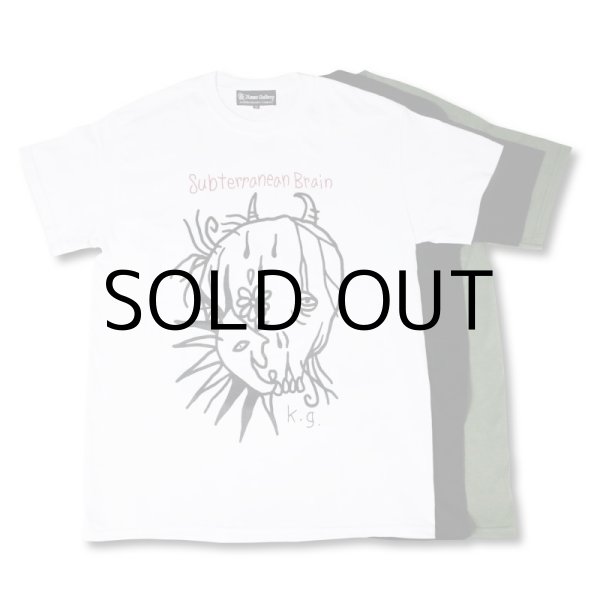 画像1: IZUMONSTER T-SHIRT "SUBTERRANEAN BRAIN" ※SALE (1)