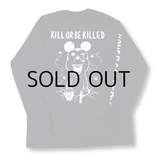 画像2: APPLETRAP L/S POCKET T-SHIRT "KILL OR BE KILLED" (2)